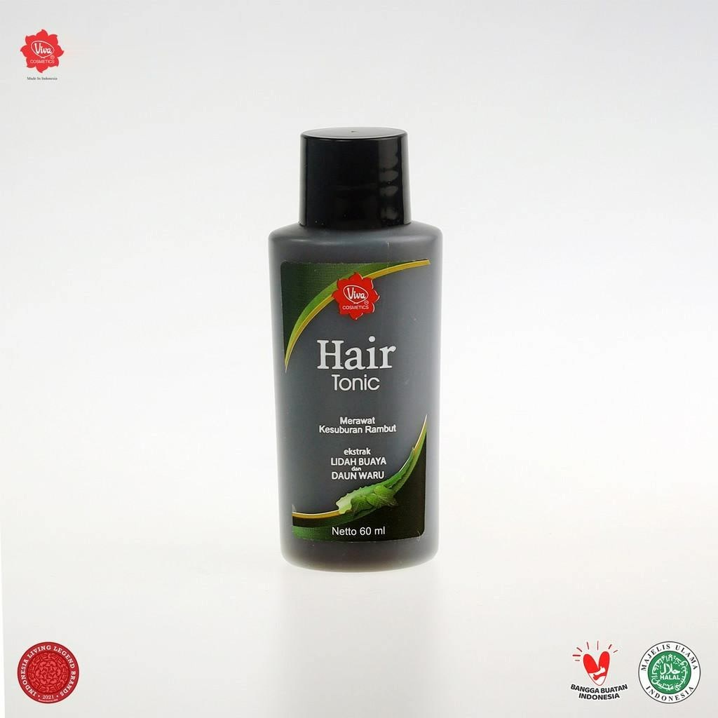 ★ BB ★ Viva Hair Tonic ekstrak Lidah Buaya &amp; Daun Waru - Anti Dandruf - Ginseng 60 ml