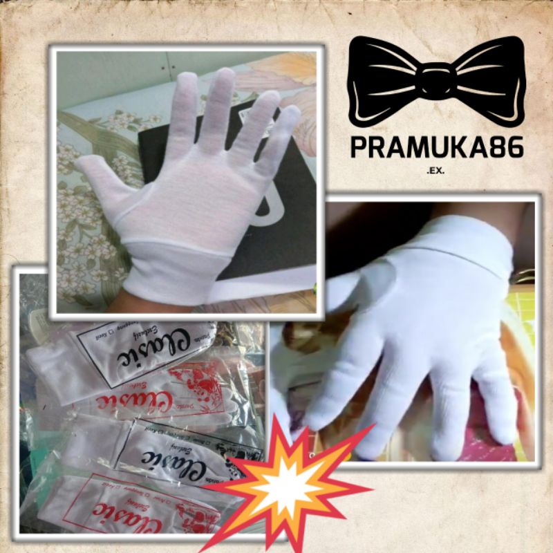 (Ready) Sarung Tangan Polos / Sarung Tangan Putih / Kaos Tangan Paskibra Paskibra / Sarung Tangan Paskibra