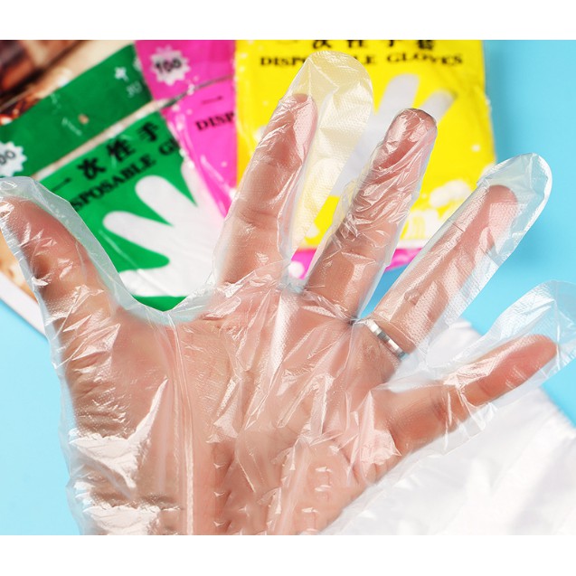 Sarung Tangan Plastik Murah Disposable Hand Glove 100pcs | Shopee Indonesia