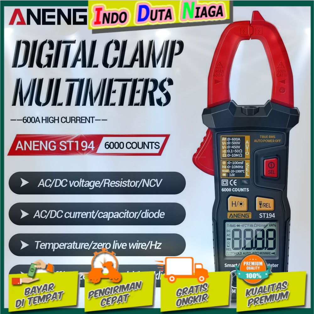 ANENG Digital Multimeter Voltage Tester Clamp - ST194