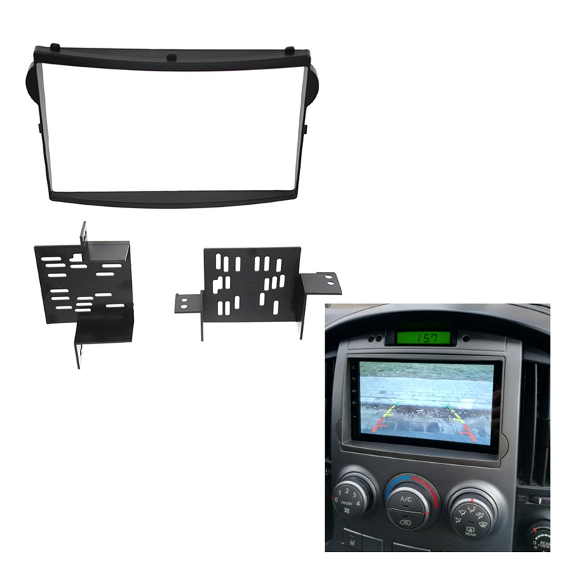 2Din Car Radio Fascia for Hyundai Starex/H1 DVD Stereo Frame Plate Adapter Mounting Dash Installation Bezel Trim Kit A