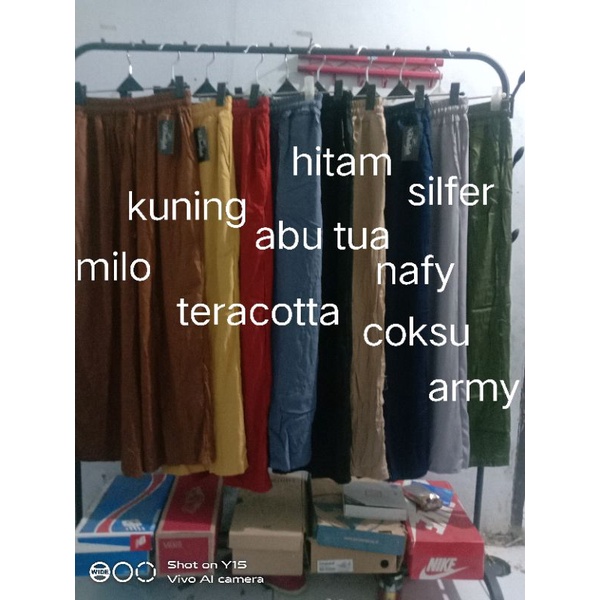 celana kulot rayon polos