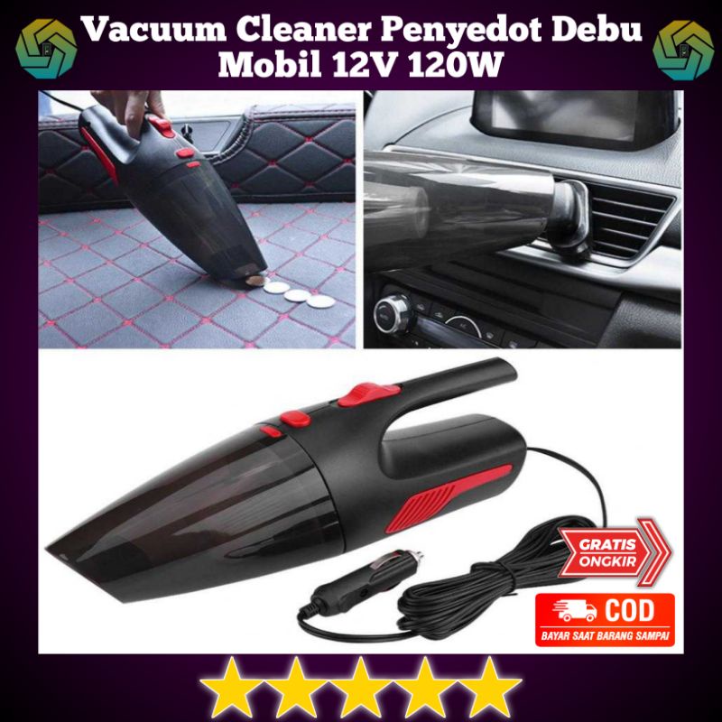 Vacuum Cleaner Penyedot Debu Mobil 12V 120W