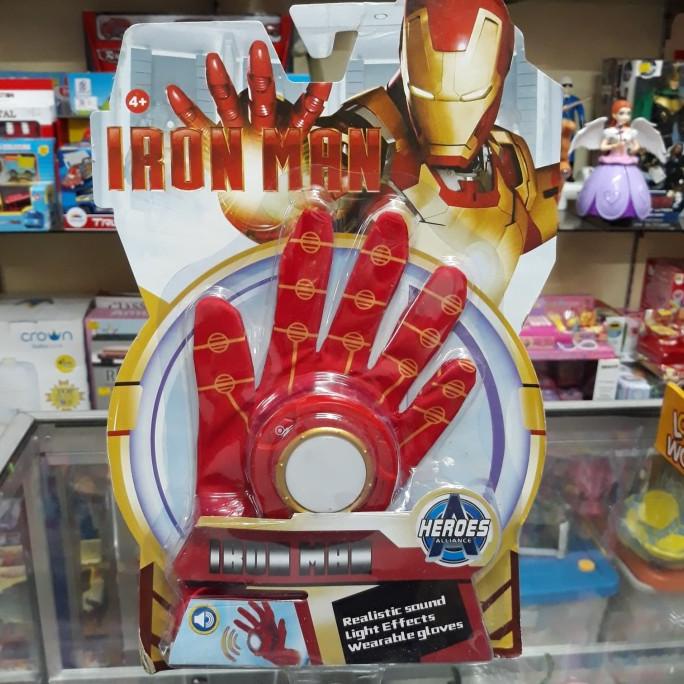 IRON MAN Sarung Tangan Mainan Energy Repulsor Ironman