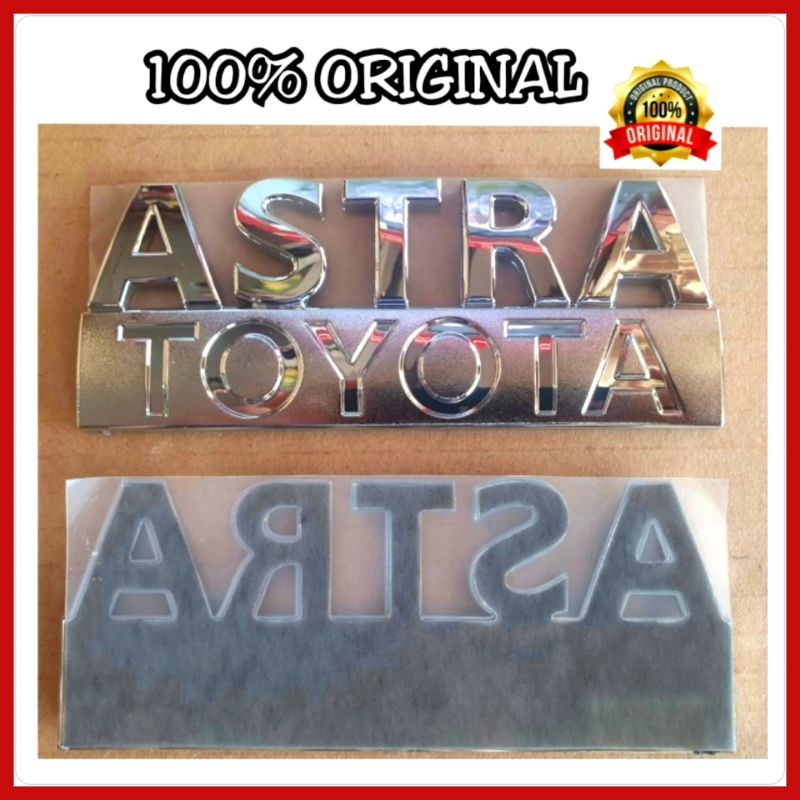 Emblem Logo Astra Toyota Agya ORIGINAL