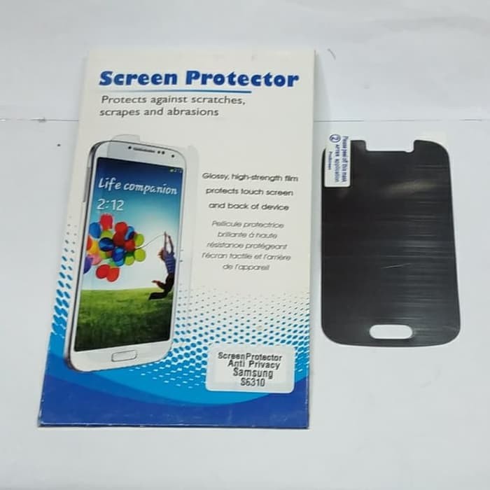 SAMSUNG S6310 / YOUNG NEW Antigores hitam spy privacy bukan kaca