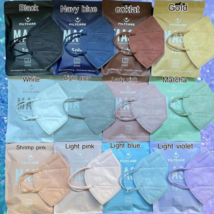 Masker kn95 hitam High Quality Masker KN 95 90-accpusatjakarta dijamin