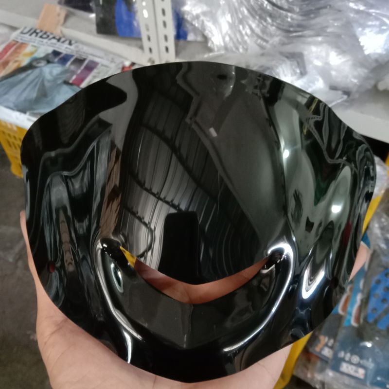 Visor 125ZR 125Z Yamaha X1 PNP F1zr Fizr Satria Hiu Jupiter z1 Mio Sporty Mio Smile Hitam Kilap