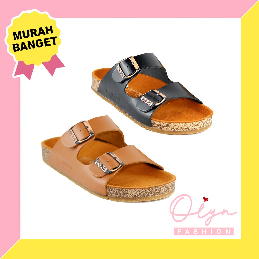 Sandal Kulit Pria/Sandal Cowok Dodoni NL 328
