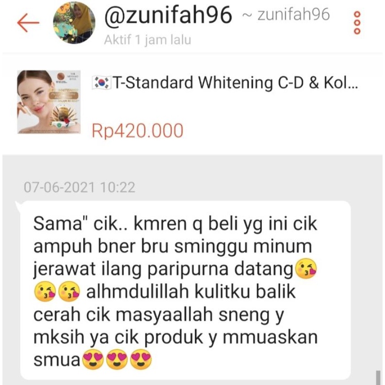 🇰🇷BPOM CHROMOSOME COLLAGEN 30 HARI FREE WHITENING SKIN BOOSTER 30 HARI BPOM HALAL RI