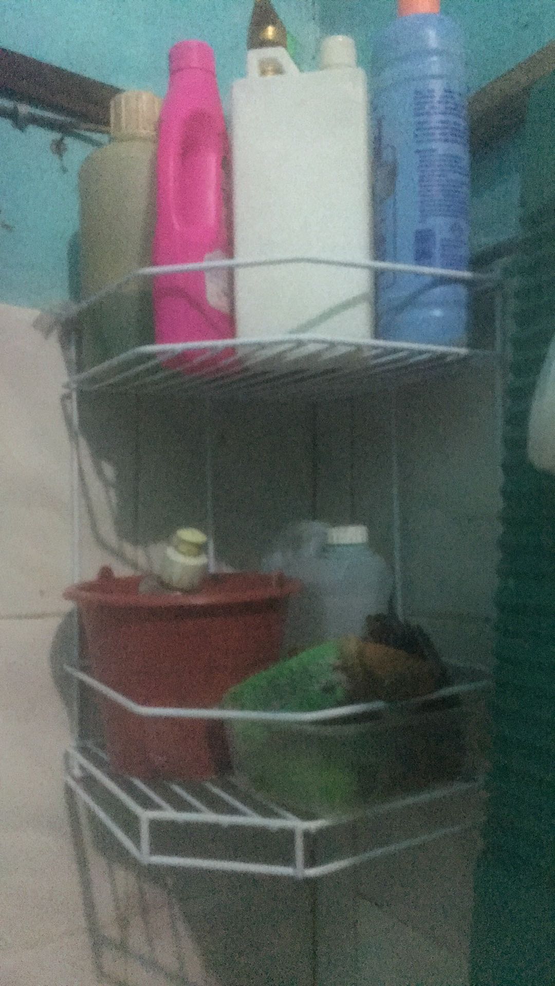 Rak Sudut Kamar Mandi Susun 2 (25x25x38.5 )