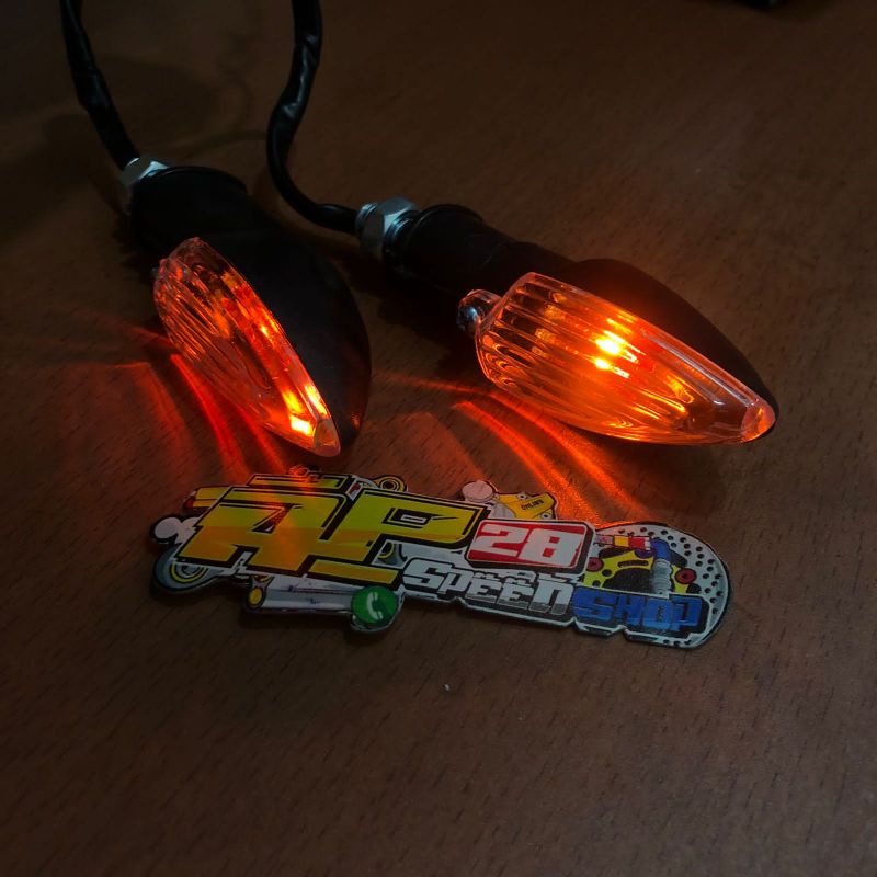 LAMPU SEN 1 SET MODEL MINI BY TST GMA UNIVERSAL MOTOR VARIO 150 NEW CB 150 R VIXION AEROX ADV TIGER MEGAPRO RX KING