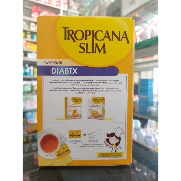 TROPICANA SLIM SWEETENER DIABTX 1 BOX ISI 50 SACHET