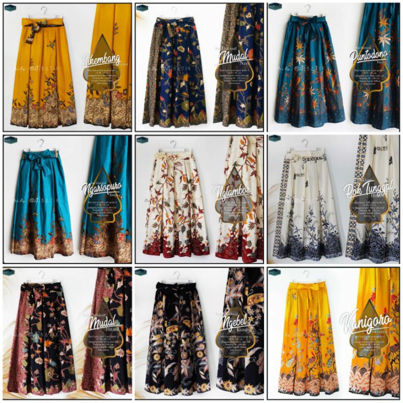 Rok batik/rok umbrella/rok payung batik/model rok batik terbaru