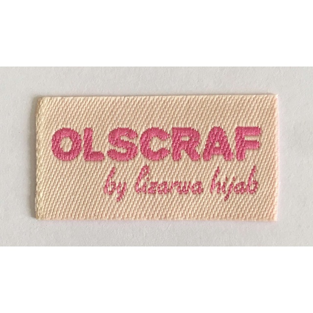 Pusat Label Hijab Label Plat Hijab Label Besi Label Logam Plat Nama