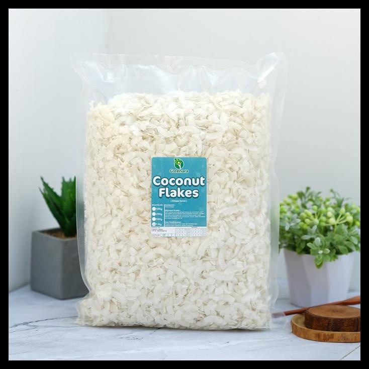 

TERBARUU!! Coconut Flakes Unsweetened 1Kg SALE