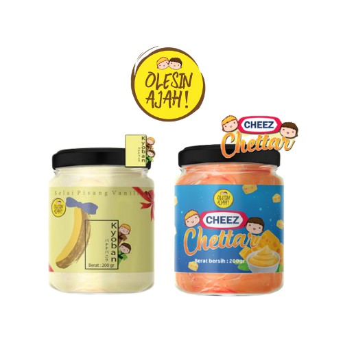 

Promo OlesinAjah Selai Kyoban 200Gr + Chettar 200Gr