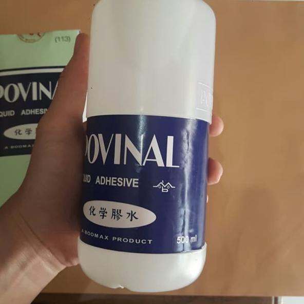 

Kekinian - LEM POVINAL 113 500 ml Lem cair kertas Bahan Slime ter100% ORI + jawa saja !!