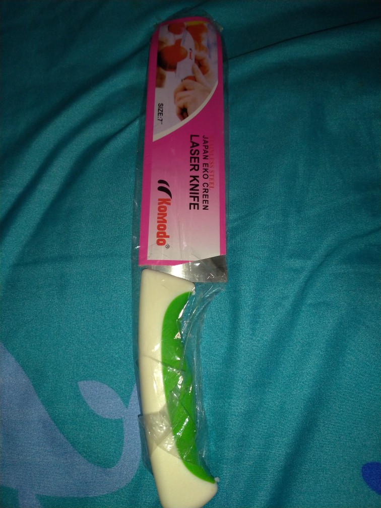 Pisau Dapur Komodo Eco Green 7 Inch