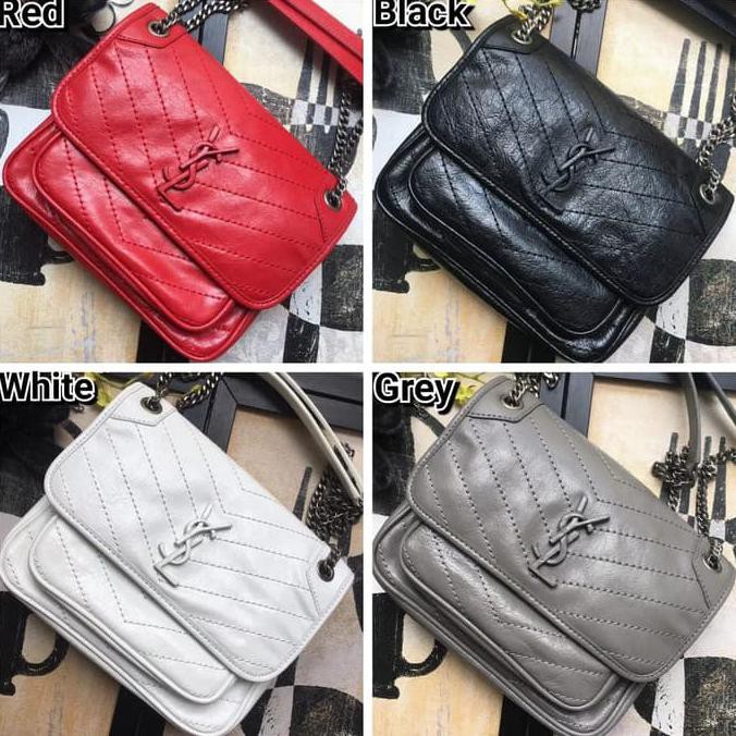 RESTOCK YSL Niki Chain Bag Mirror Quality Tas Branded Wanita Cantik