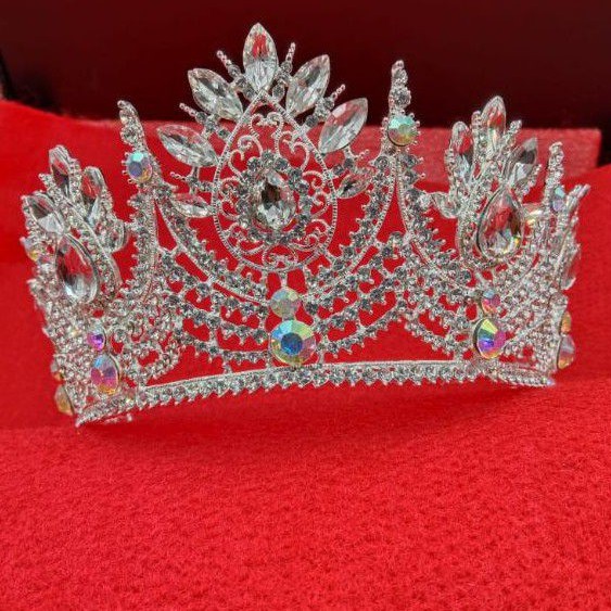 mahkota crown weding besar dan tinggi ful mata