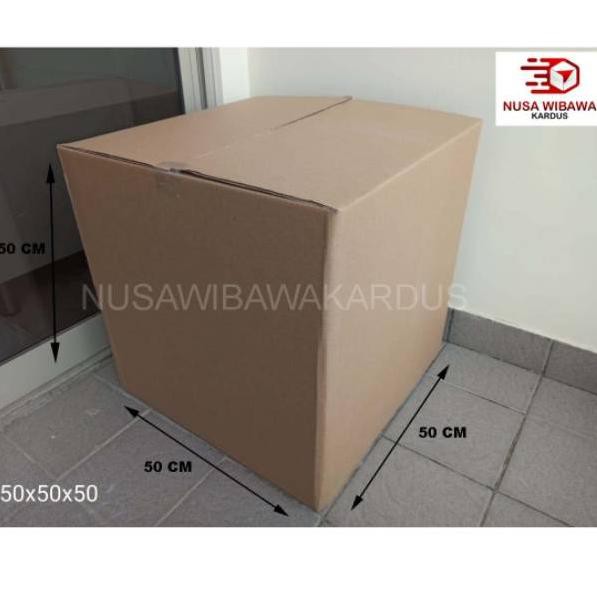 

Y7 Kardus box packing polos 50x50x50cm, murah, kotak karton KCN (Terkini)