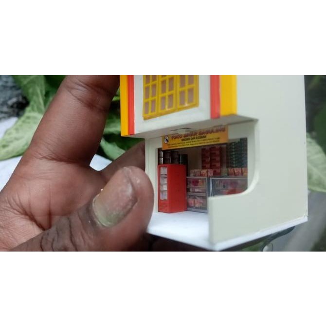 @=@=@=@=] Miniatur ruko grosir toko sembako skala HO 1/87 mang irin