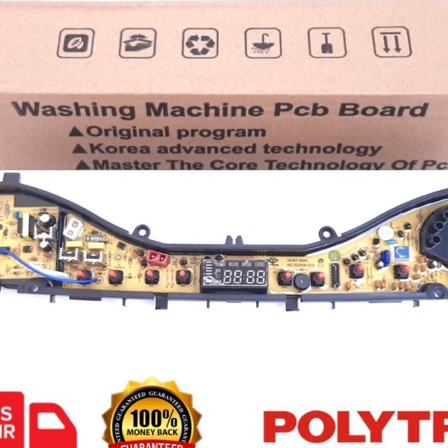 Modul pcb mesin cuci polytron PAW75/85 SERI pilar17