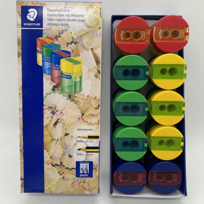 

Aman Serutan Pensil Staedtler Graphite 2 Hole Gilaa!!!