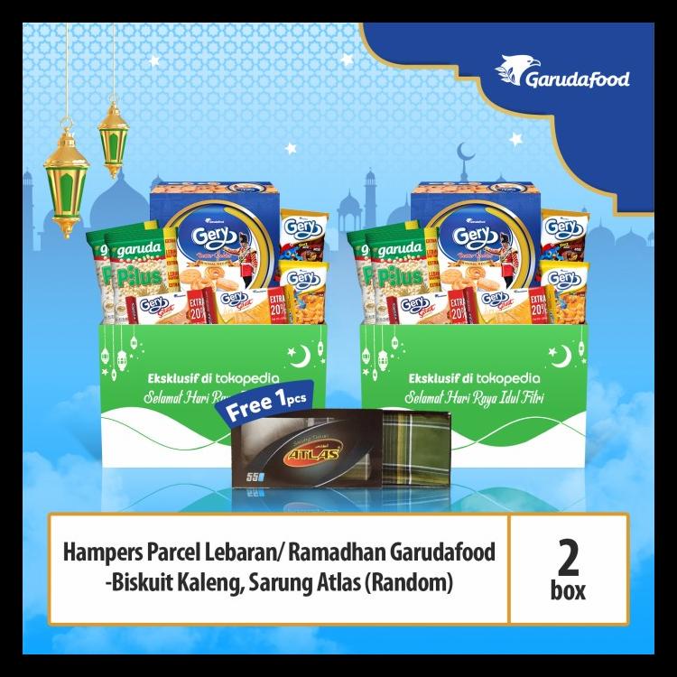 

Hampers Parcel Lebaran Garudafood 1A 2Box- Biskuit Kaleng Free Sarung