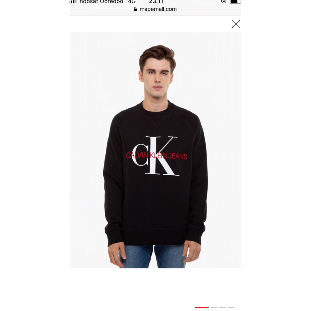 ⚫F⚡ash Sale❤️ jaket pria CALVIN KLEIN JEANS A Washed Rlx Mngrmcn BURUAN>ORDER