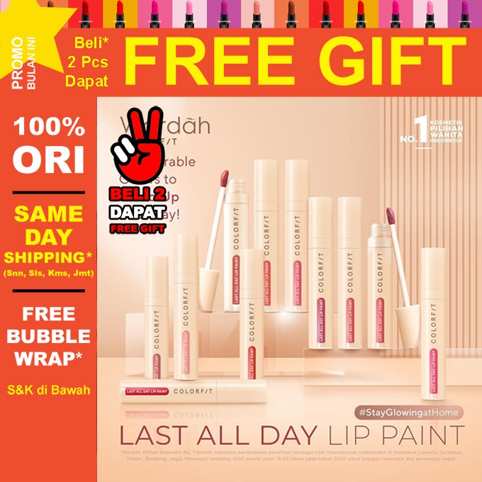 Wardah Colorfit Last All Day Lip Paint [01-12] ✰ ascocobeauty ✰