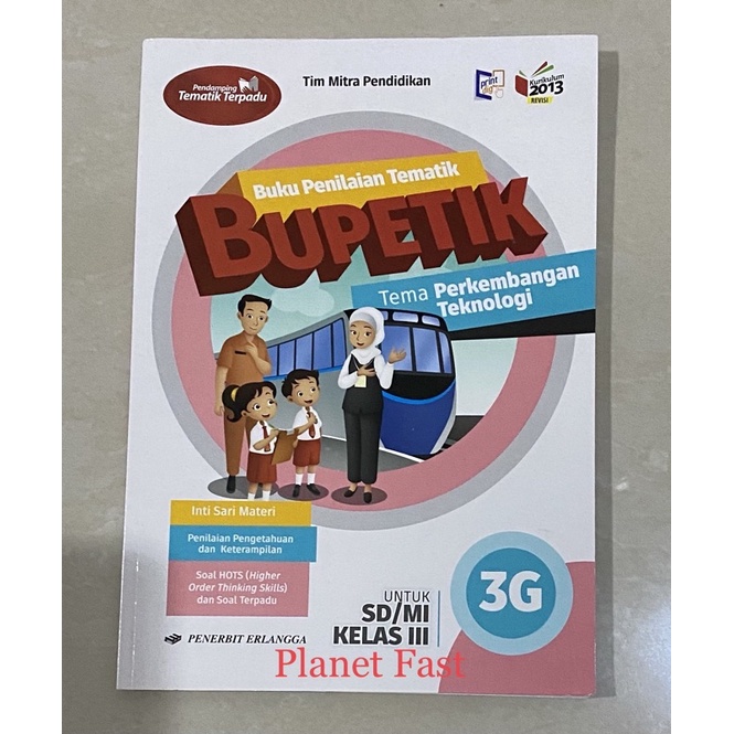 BUPETIK SD/MI kelas 3G kurikulum 2013 (BEKAS)