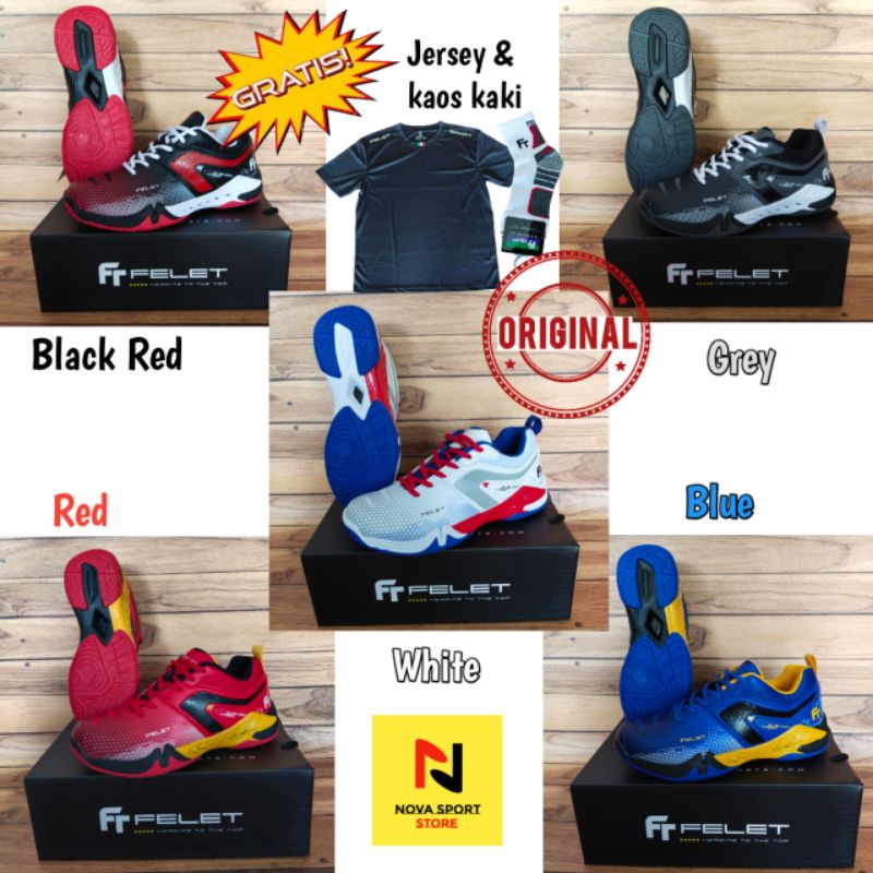 SEPATU BADMINTON FELET RANGER BOOST