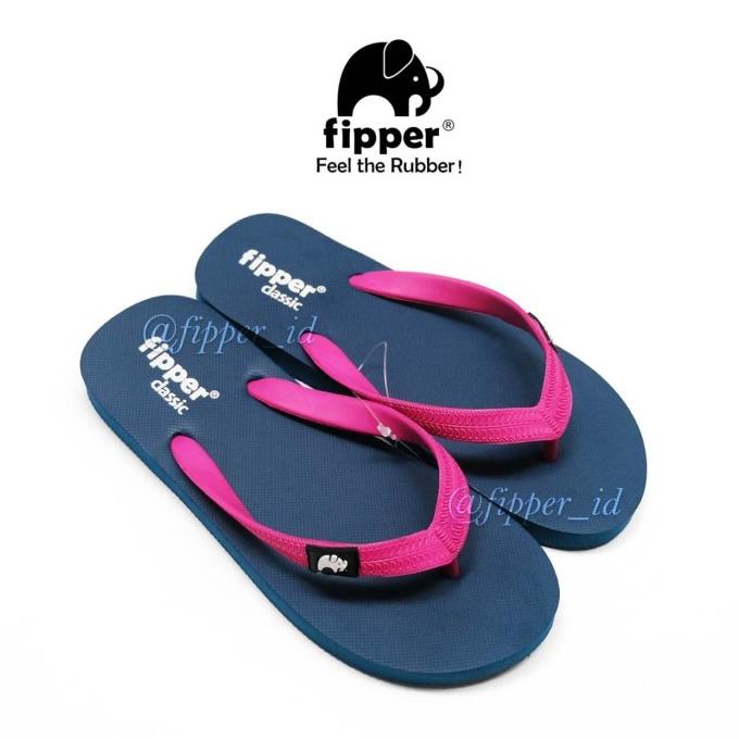 Sandal Fipper Classic Original for Man - Blue & Red Termurah
