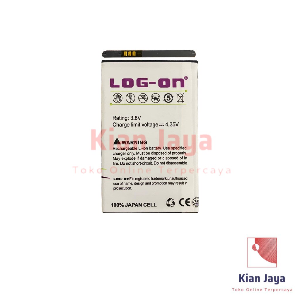 Baterai Double Power Log-on Hp SPC L51 Blitz Batre Batrai Battery Original Logon