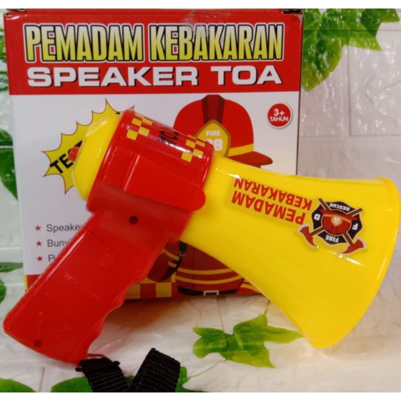 Mainan Toa GG007 Polisi-Pemadam Speaker Toa Usia 3 Tahun?Speaker Toa polisi-Pemadam kebarakaran