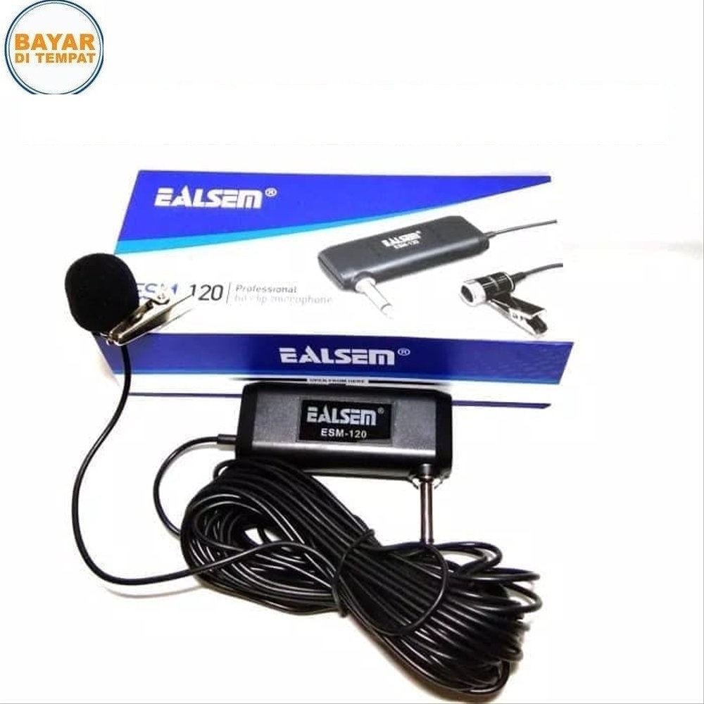 EALSEM ESM 120 Mic Kancing Mic Jepit MIC BERSUARA BAGUS