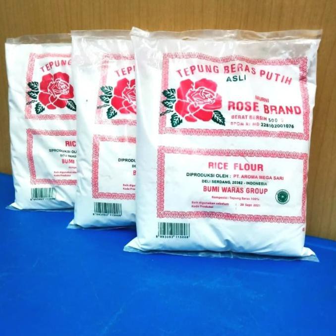 

Cuci Gudang Awal Tahun Tepung Beras Putih Rose Brand 500 gr Diskon