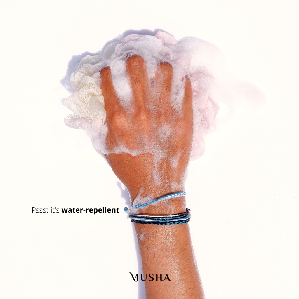 Musha Water-Repellent Bracelet | Gelang Pria Gelang Wanita Gelang Tali