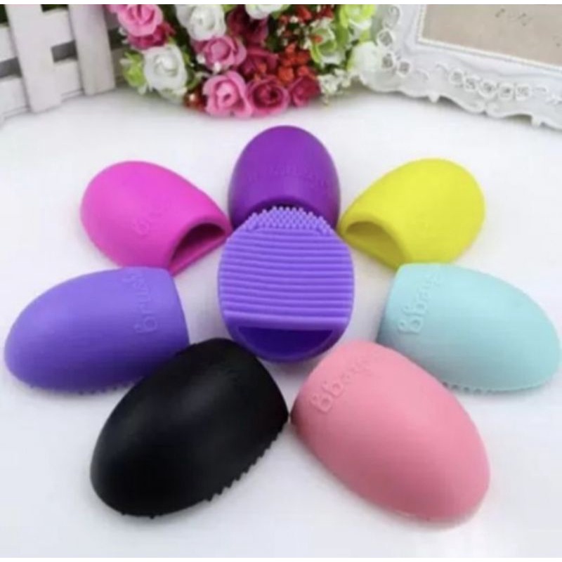 EGG BRUSH CLEANER SILIKON PEMBERSIH /  KUAS BRUSH MAKE UP