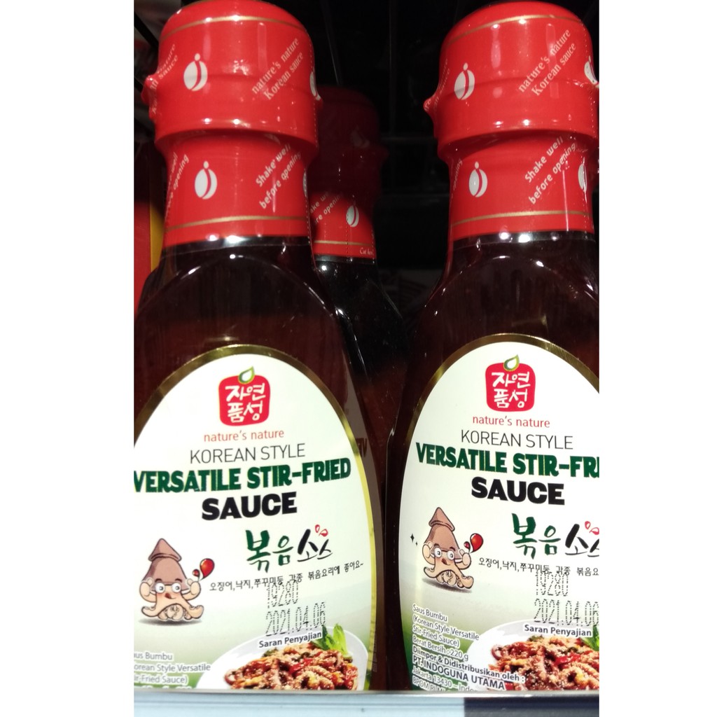 

jinsung korean style versatile stir-fried sauce saus gongseng Saus 220gr