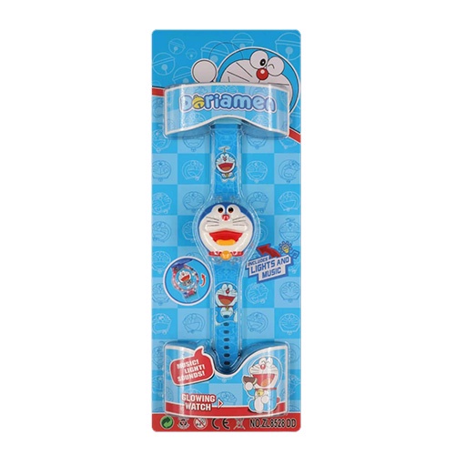 JAM TANGAN ANAK DORAEMON LAMPU MUSIK