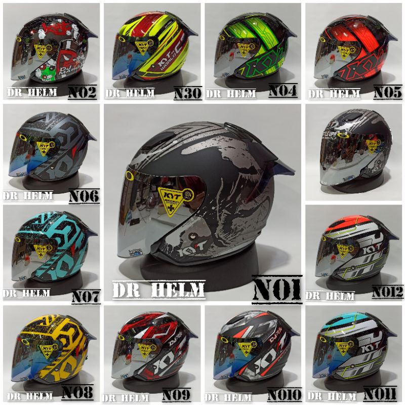 HELM KYT DJ MARU MOTIF PAKET GANTENG