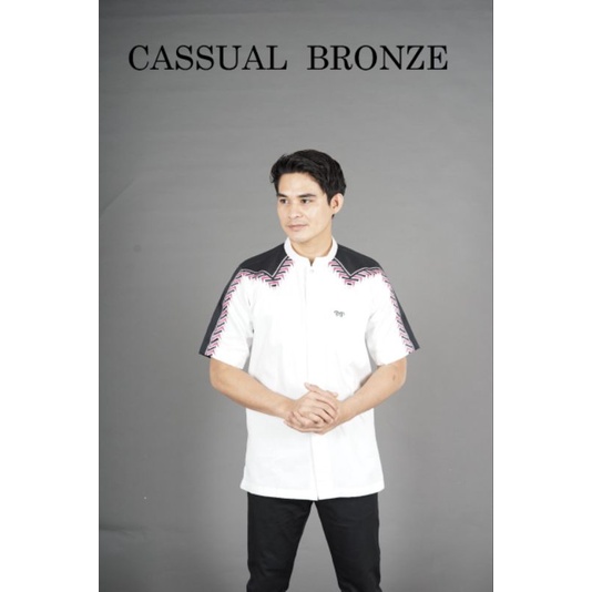 Tasmatas Collection FASHION BAJU BUSANA MUSLIM PRIA Baju Koko Muslim Pria Katun Bordir Cassual Bronz