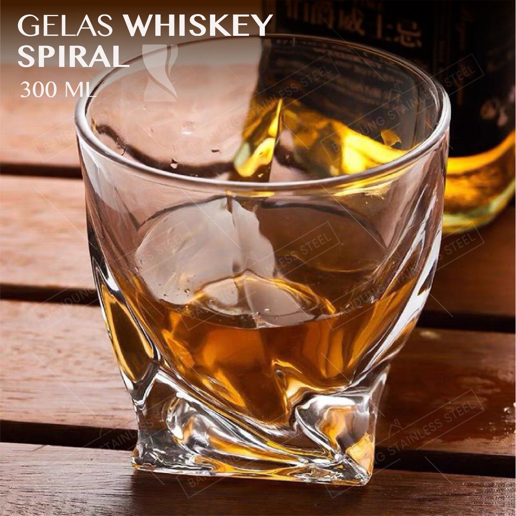 Gelas Whiskey Glass Kaca Whisky On The Rocks Air Minum beer bir vodka cangkir old fashion