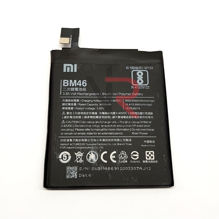 BATERAI XIAOMI REDMI NOTE 3 BM46 BATRE BATTERY