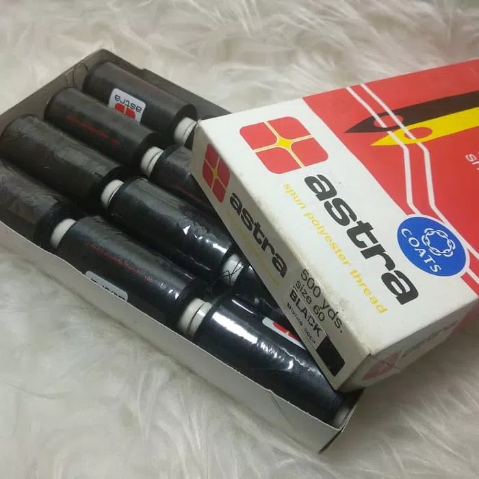 Benang Jahit Astra Hitam