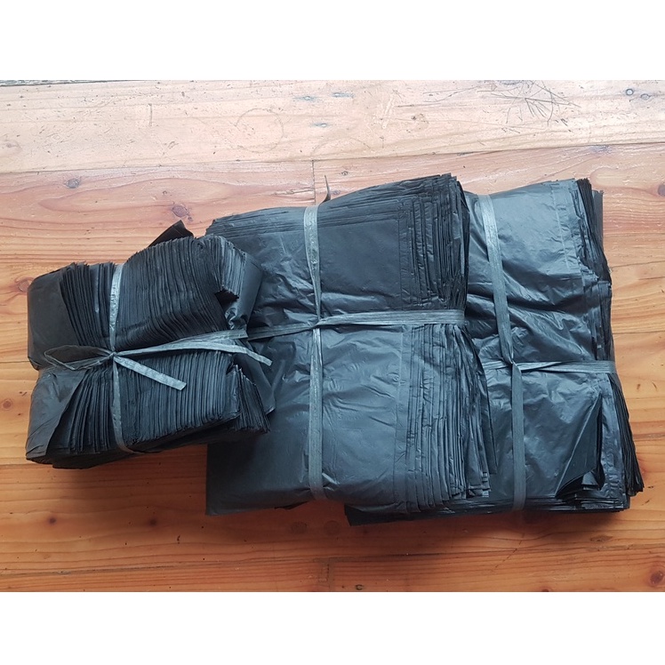 Kresek Kiloan Loss Hitam Tebal Kantong Kresek Plastik Polos Hitam Daur Ulang