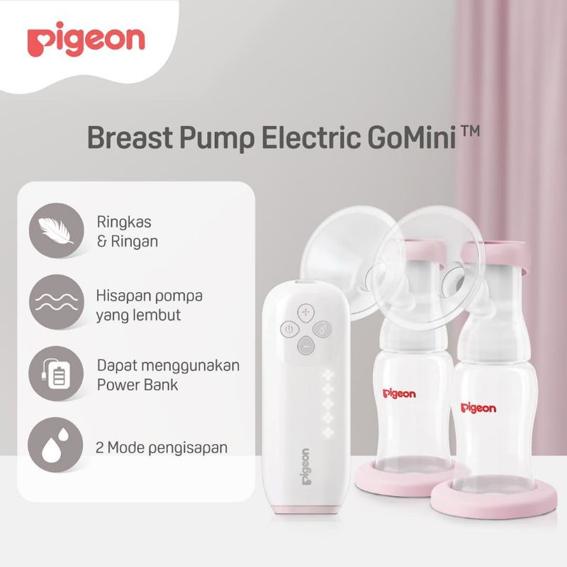 Pigeon Go Mini Electrik Breastpump Single - Pompa Asi